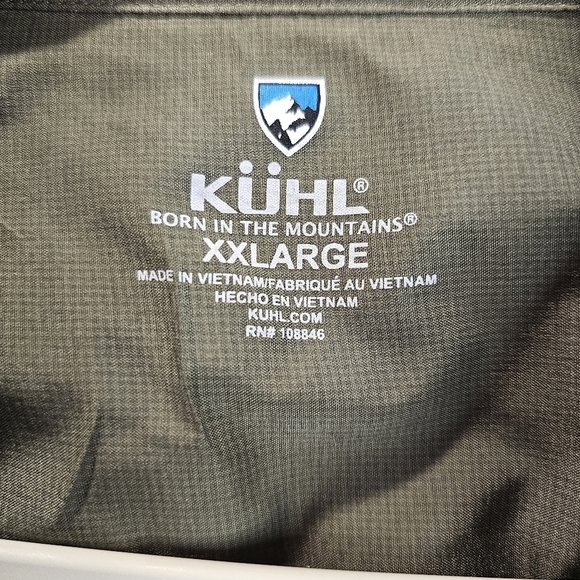 KUHL STYK Shirt  UPF 30+ Short Sleeve Shirt In Rolling Hills NWOT - Picture 5 of 10